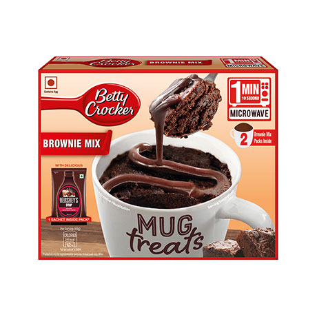 Mug Treat Brownie 132g front packaging shot