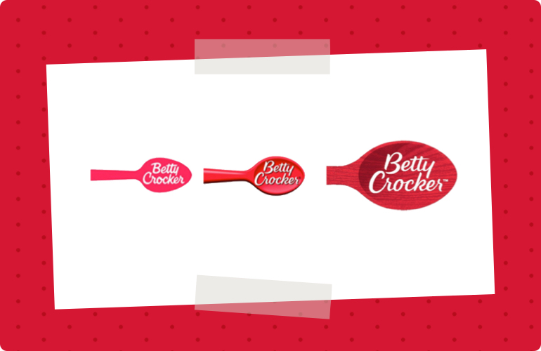 The revolution of the Betty Crocker spoon logo