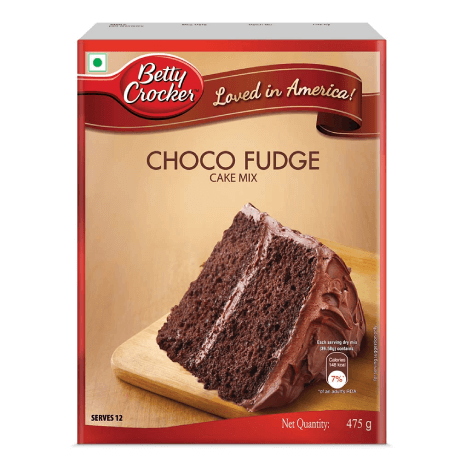 Choco Fudge Cake Mix front packaging shot