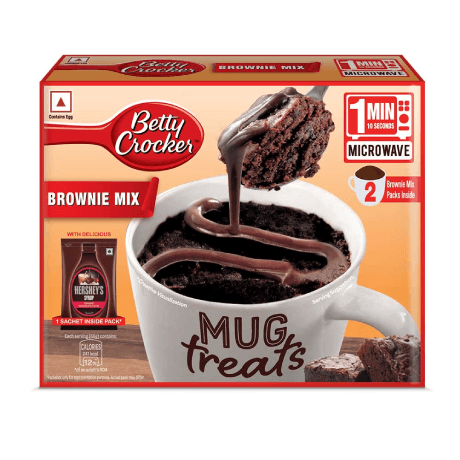 Mug Treat Brownie 132g front packaging shot