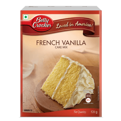Pack shot of French Vanilla Cake Mix