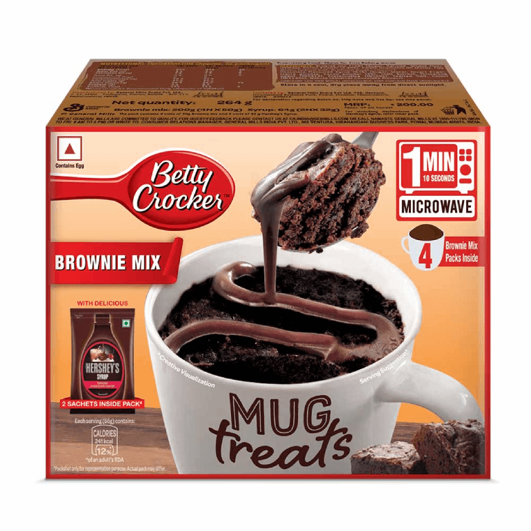 Pack shot of Brownie Cake Mix_264g