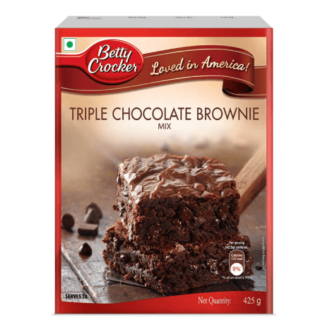 Pack shot of Triple Chocolate Brownie Mix